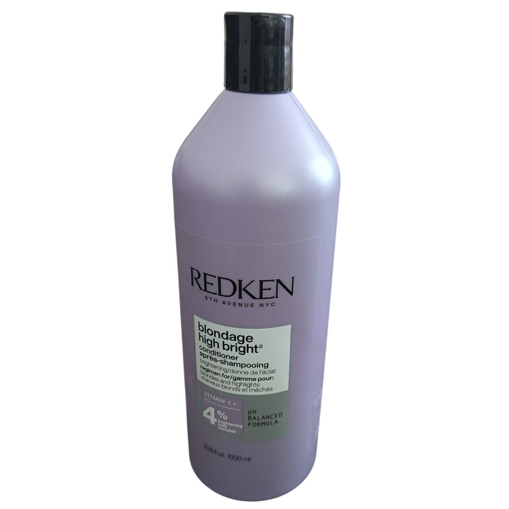 Redken Blondage High Bright Conditioner 33.8oz 1000ml Vitamin C Brightening‎ New